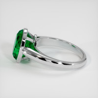 3.22 Ct. Emerald Ring, Platinum 950 4