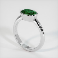 1.62 Ct. Emerald   Ring, Platinum 950 2