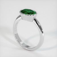 1.62 Ct. Emerald Ring, Platinum 950 2