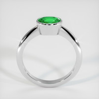 0.94 Ct. Emerald Ring, Platinum 950 3