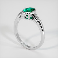 1.05 Ct. Emerald Ring, Platinum 950 2