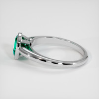 1.05 Ct. Emerald Ring, Platinum 950 4