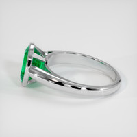 2.01 Ct. Emerald Ring, Platinum 950 4