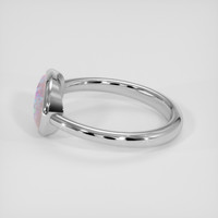 1.34 Ct. Multi Color Opal Ring, Platinum 950 4