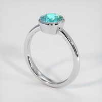 1.25 Ct. Gemstone Ring, Platinum 950 2