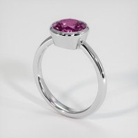 2.10 Ct. Gemstone Ring, Platinum 950 2