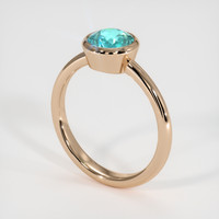 1.25 Ct. Gemstone Ring, 14K Rose Gold 2