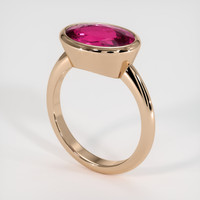 3.99 Ct. Gemstone Ring, 14K Rose Gold 2