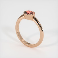 1.12 Ct. Sapphire Ring, 18K Rose Gold 2