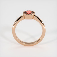 1.12 Ct. Padparadscha Sapphire Ring, 18K Rose Gold 3