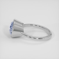 6.25 Ct. Blue Sapphire Ring, Silver 4