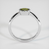 2.06 Ct. Green Sapphire Ring, 10K White Gold 3