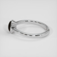 1.57 Ct. Black Sapphire Ring, 10K White Gold 4
