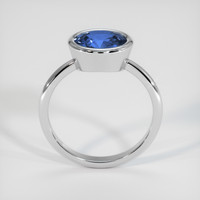3.80 Ct. Sapphire Ring, 14K White Gold 3
