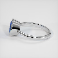 3.80 Ct. Sapphire Ring, 14K White Gold 4