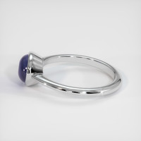 2.83 Ct. Sapphire Ring, 18K White Gold 4