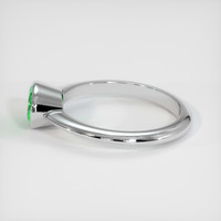 0.94 Ct. Emerald Ring, 18K White Gold 4