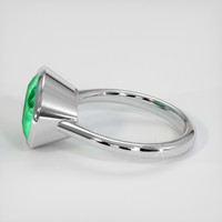 4.26 Ct. Emerald Ring, 18K White Gold 4