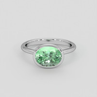 2.37 Ct. Emerald Ring, 18K White Gold 1