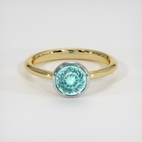 1.25 Ct. Gemstone Ring, 14K White & Yellow 1