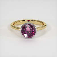 2.10 Ct. Gemstone Ring, 14K White & Yellow 1