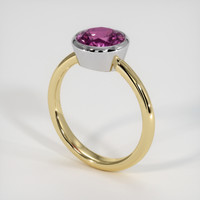 2.10 Ct. Gemstone Ring, 14K White & Yellow 2