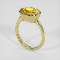 5.73 Ct. Yellow Sapphire Ring, 10K Yellow Gold 2