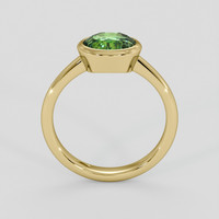 1.65 Ct. Yellowish Green Sapphire Ring, 10K Yellow Gold 3