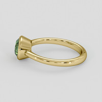 1.65 Ct. Yellowish Green Sapphire Ring, 10K Yellow Gold 4