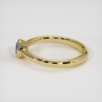0.51 Ct. Blue Sapphire Ring, 10K Yellow Gold 4