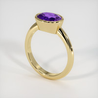 1.63 Ct. Gemstone Ring, 14K Yellow Gold 2