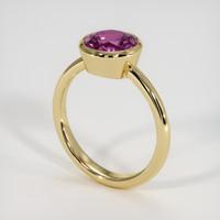 2.10 Ct. Gemstone Ring, 14K Yellow Gold 2