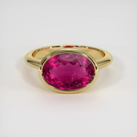 3.99 Ct. Gemstone Ring, 14K Yellow Gold 1