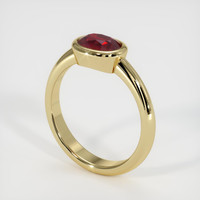 1.36 Ct. Ruby  Ring - 14K Yellow Gold