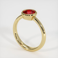 1.31 Ct. Ruby   Ring, 14K Yellow Gold 2