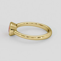 0.75 Ct. Ruby Ring, 14K Yellow Gold 4