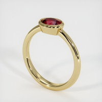 1.12 Ct. Ruby  Ring - 14K Yellow Gold