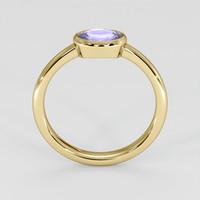 0.98 Ct. Purple Sapphire Ring, 14K Yellow Gold 3