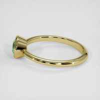 1.49 Ct. Green Sapphire Ring, 14K Yellow Gold 4