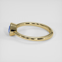 1.08 Ct. Blue Sapphire Ring, 14K Yellow Gold 4