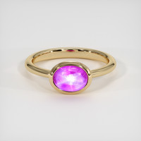 2.20 Ct. Purple Sapphire Ring, 14K Yellow Gold 1