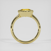 2.50 Ct. Yellow Sapphire Ring, 14K Yellow Gold 3