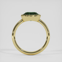 2.54 Ct. Yellowish Green Sapphire Ring, 14K Yellow Gold 3