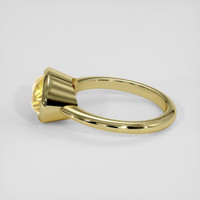 6.92 Ct. Yellow Sapphire Ring, 14K Yellow Gold 4