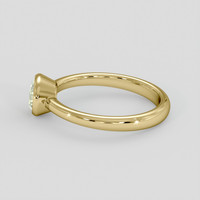 1.13 Ct. Yellowish Green Sapphire Ring, 14K Yellow Gold 4