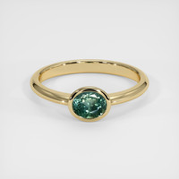 1.23 Ct. Sapphire Ring, 14K Yellow Gold 1