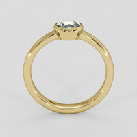 0.66 Ct. Green Sapphire Ring, 14K Yellow Gold 3