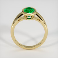 1.16 Ct. Emerald Ring, 18K Yellow Gold 3