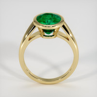 2.95 Ct. Emerald Ring, 18K Yellow Gold 3