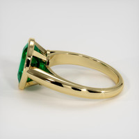 2.95 Ct. Emerald Ring, 18K Yellow Gold 4